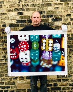 Dice II, Hemsby, Norfolk - Pop art contemporary color photography