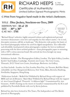 Disc Jockey, Stockton-on-Tees - Retro music color photography