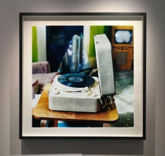 Disc Jockey, Stockton-on-Tees - Vintage music color interior photograph