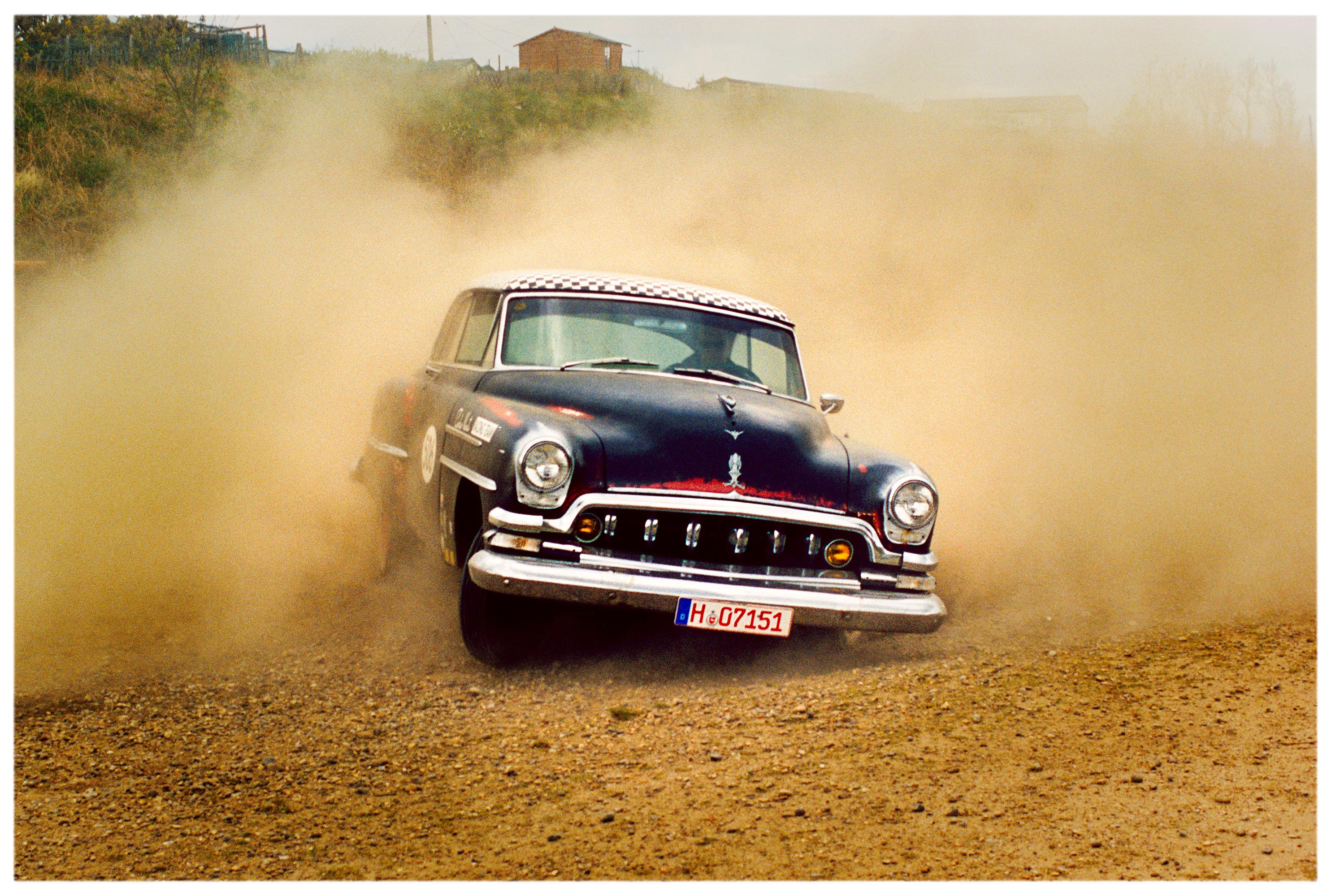 Richard Heeps Color Photograph - Donutting, Hemsby, Norfolk - Classic American Car Photography