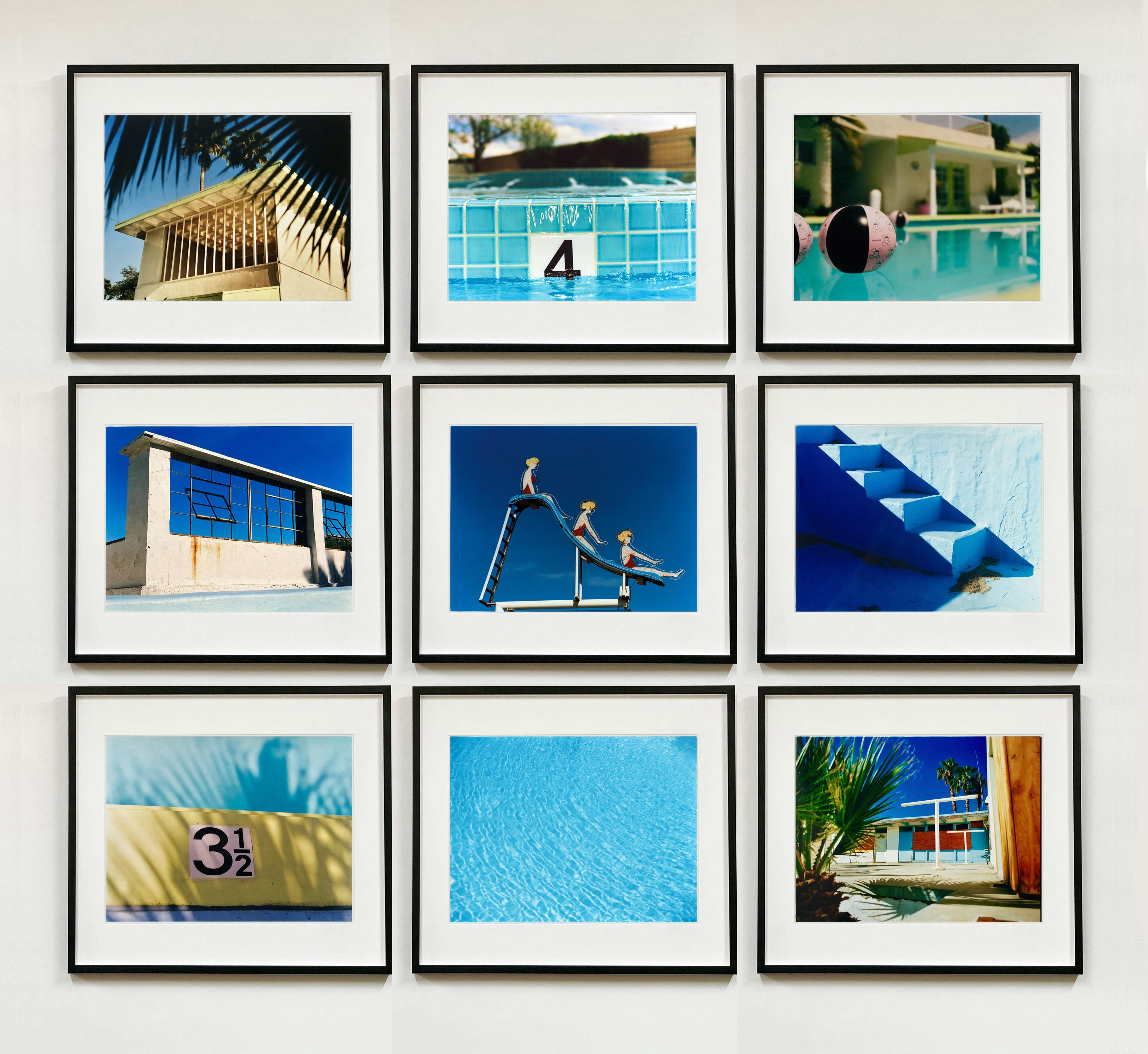 Dream in Colour - Pool Installation - American Blue Color Photography For Sale 1