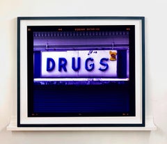 Drugs, New York - Contemporary Typography Sign Pop Art Color Photography