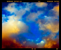 Fenland Clouds Neg 12 - Moody Sky Framed Photograph Print