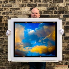 Fenland Clouds Neg 8, Benwick - Moody Sky Photograph Print