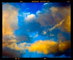 Fenland Clouds Neg 8 - Moody Sky Framed Photograph Print