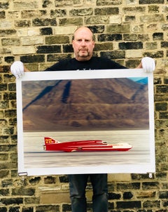 Ferguson Racing Streamliner, Bonneville, Utah - Car in Landscape Color Photo