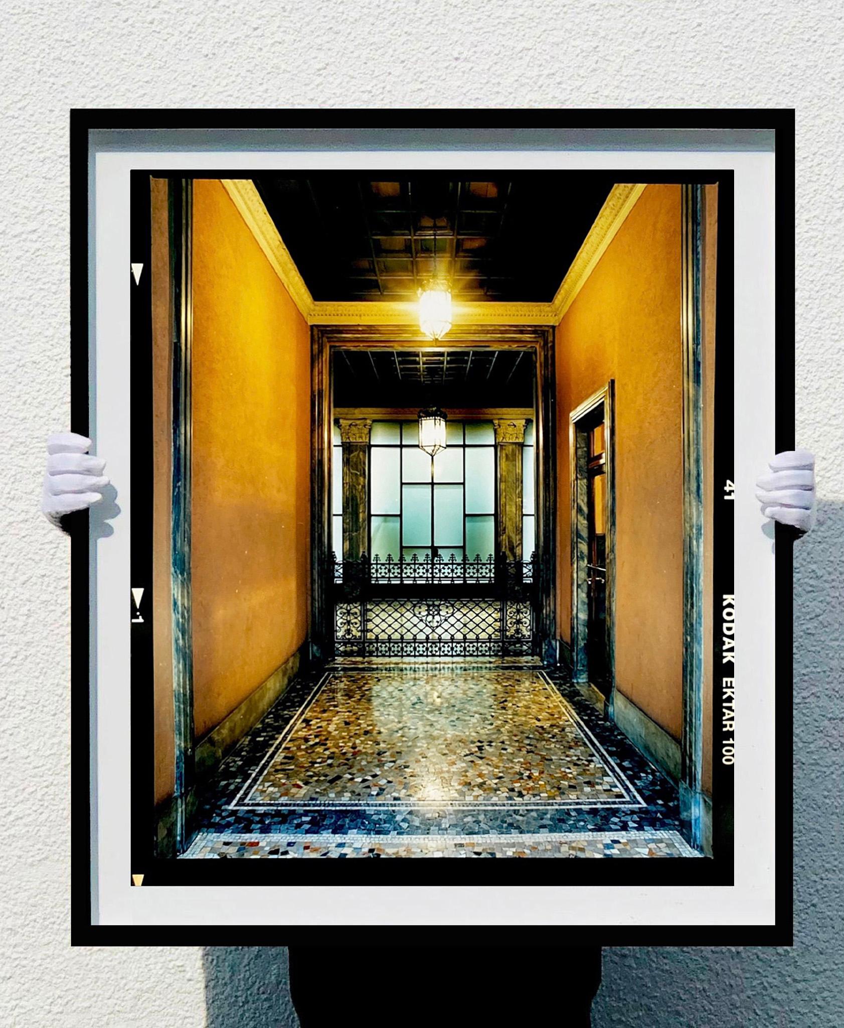 Foyer III, Milan - Italian architectural color photography - Photograph by Richard Heeps