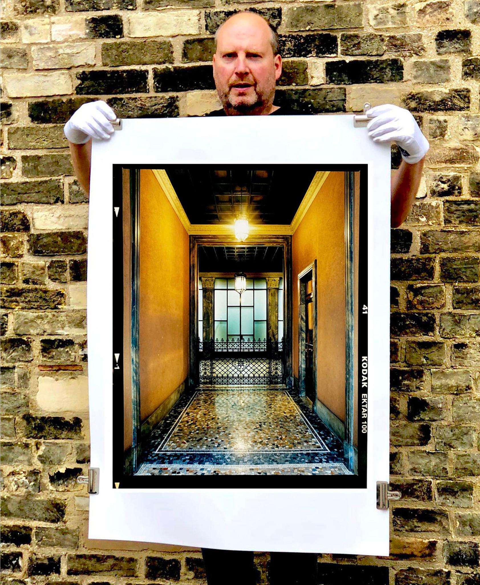 Foyer III, Milan - Italian architectural color photography - Print by Richard Heeps