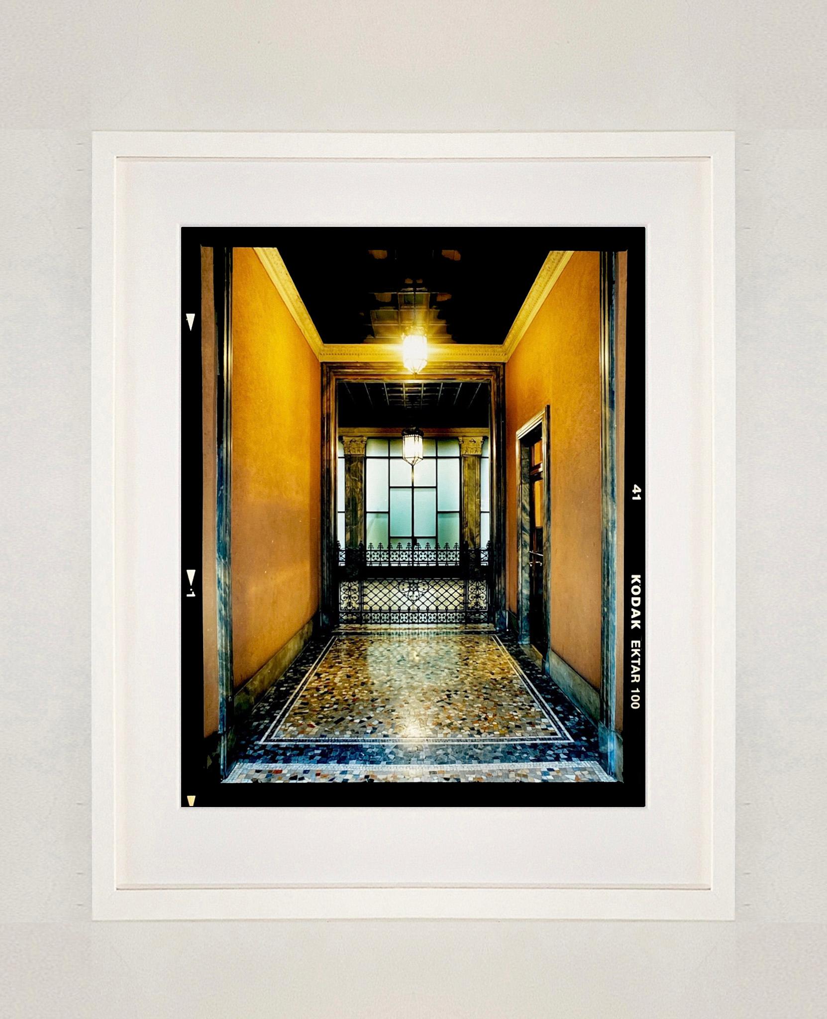 Foyer III, Milan - Italian architectural color photography - Contemporary Print by Richard Heeps