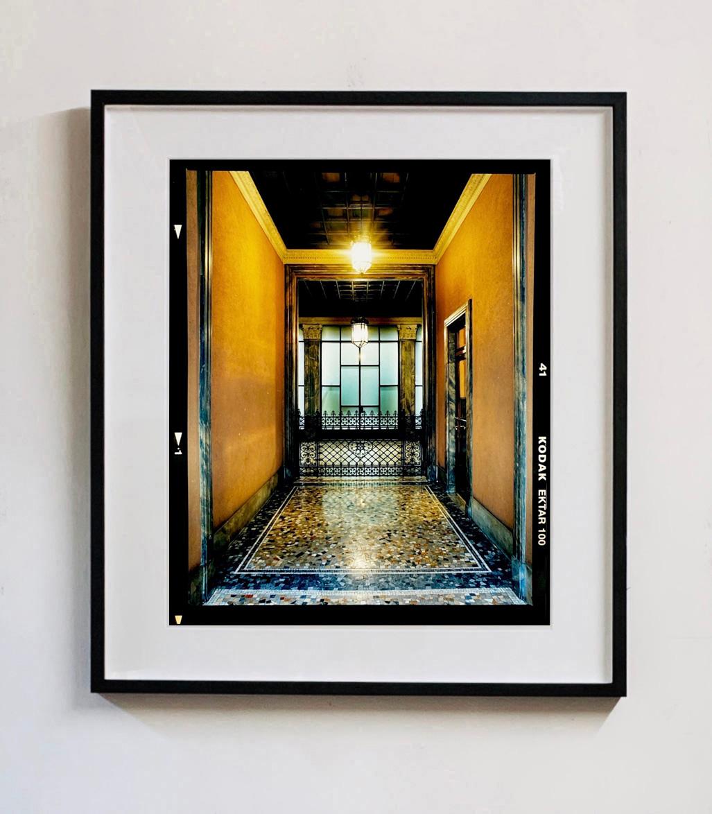 Foyer III, Milan - Italian architectural color photography - Contemporary Print by Richard Heeps