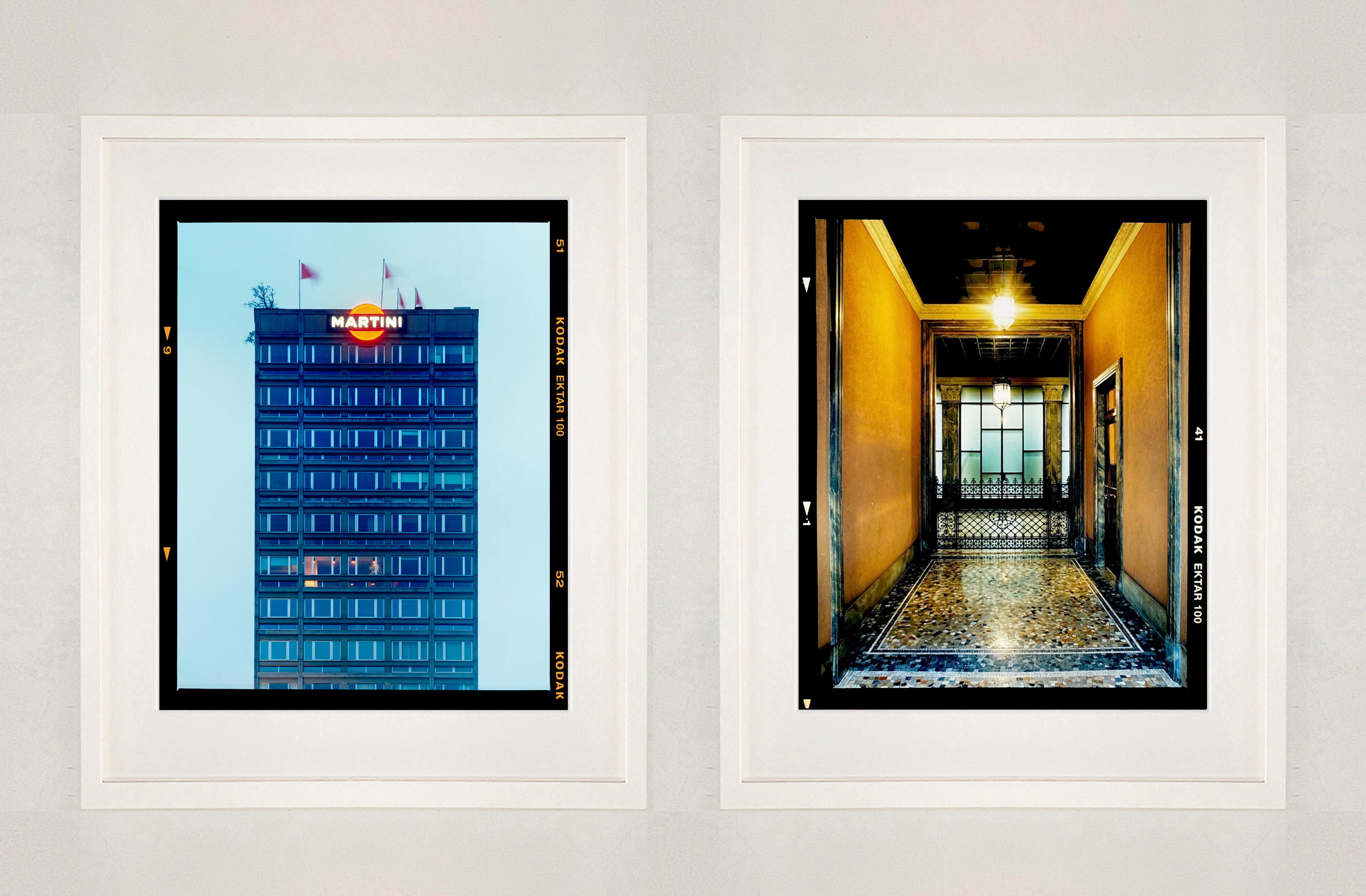 Foyer III, Milan - Italian architectural color photography - Black Print by Richard Heeps
