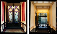 Foyer, Milan - Two Framed Italian Interior Architecture Color Photographs