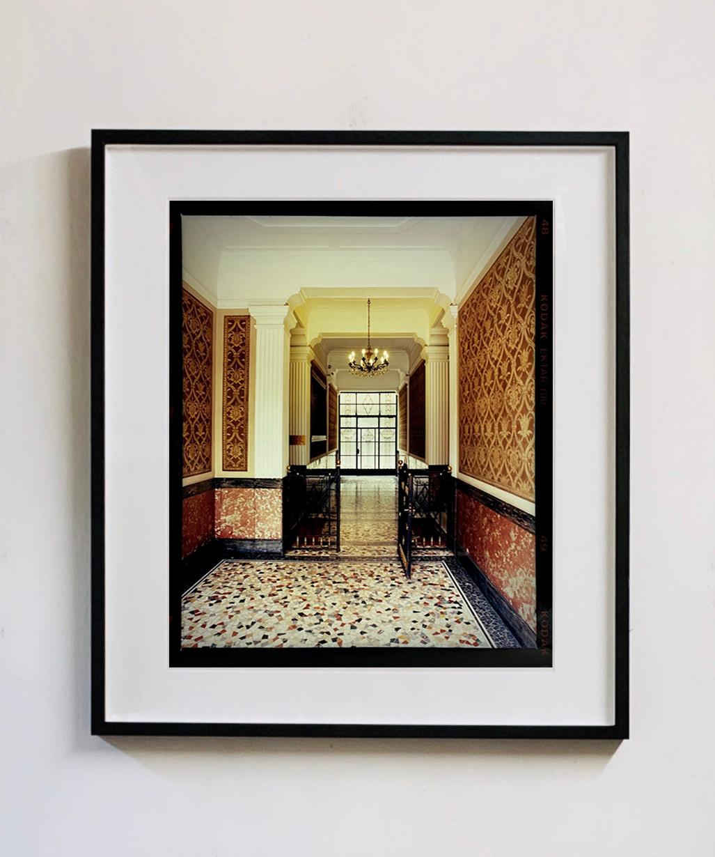 Foyer V, Milan - Italian architectural color photography - Photograph by Richard Heeps
