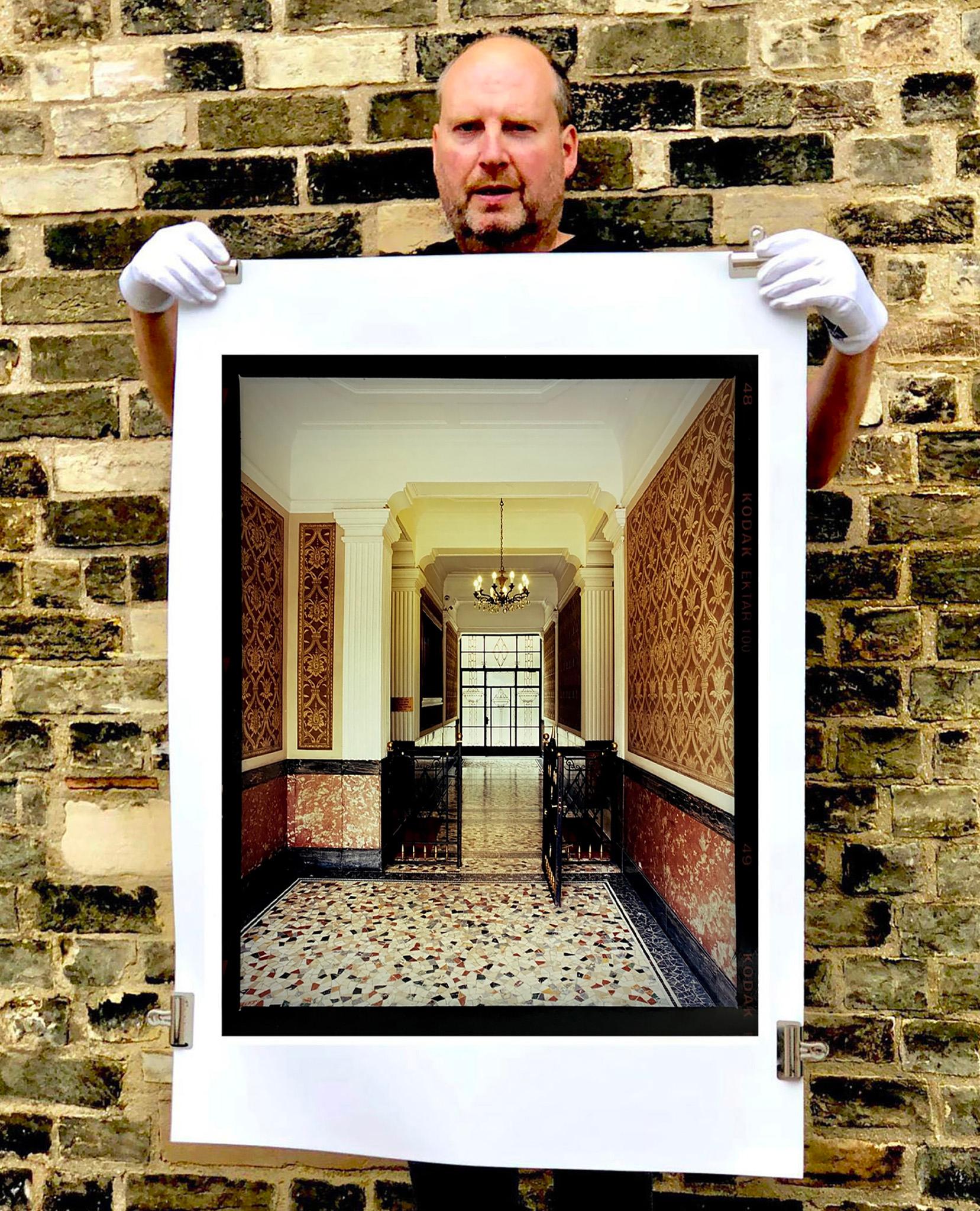 Foyer V, Milan - Italian architectural color photography - Print by Richard Heeps