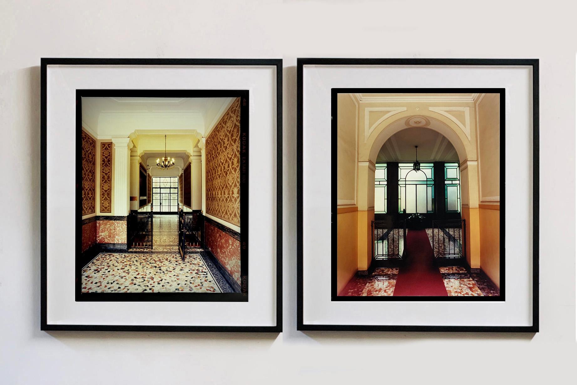 Foyer V, from Richard Heeps series A Short History of Milan which began as a special project for the 2018 Affordable Art Fair Milan. It was well received and the artwork has become popular with art buyers around the world. Richard continues to add