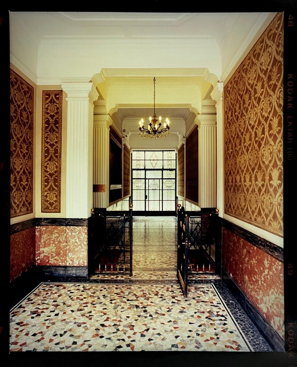 Richard Heeps Color Photograph - Foyer V, Milan - Italian architectural color photography