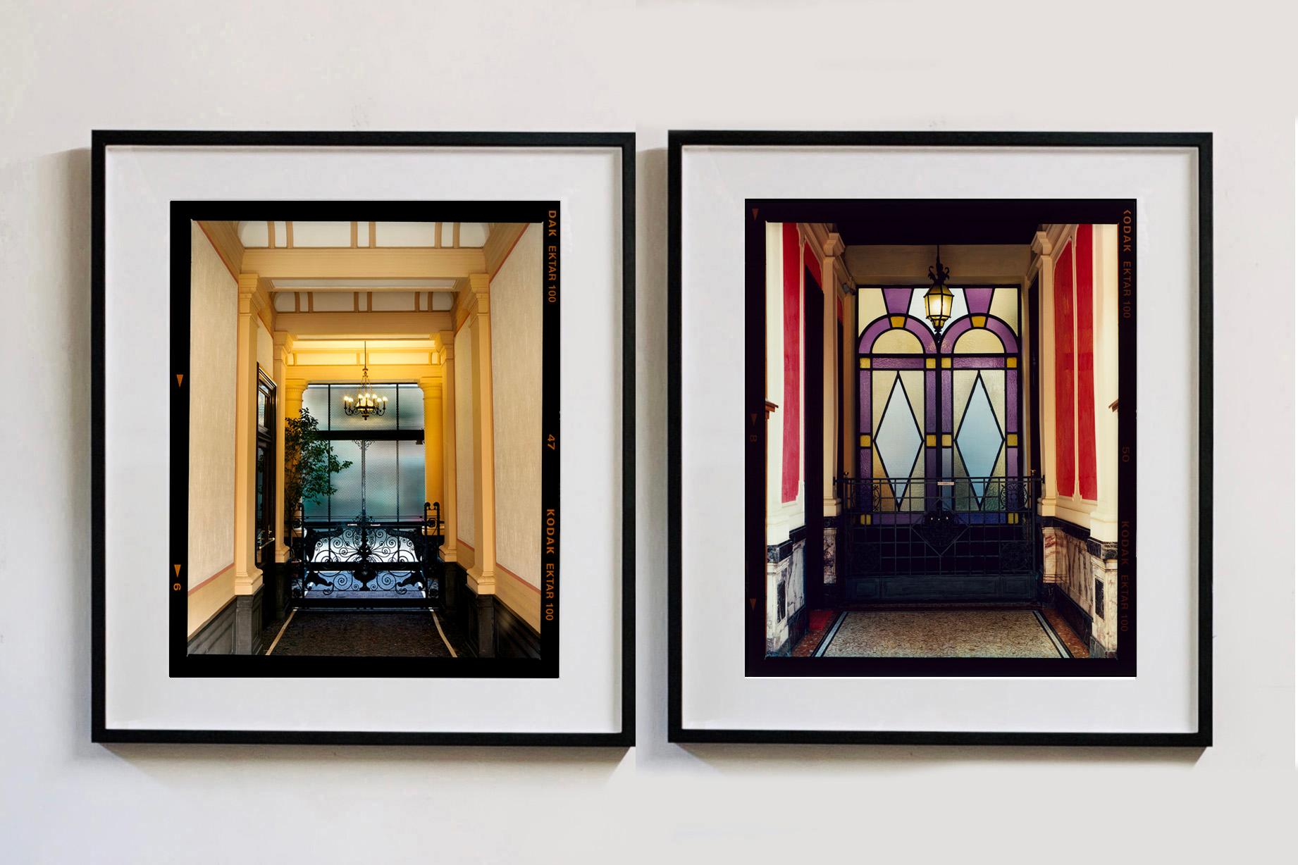 Foyer VIII, from Richard Heeps series A Short History of Milan which began as a special project for the 2018 Affordable Art Fair Milan. It was well received and the artwork has become popular with art buyers around the world. Richard continues to