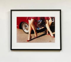 Glamour Cabs, Goodwood Revival - Vintage Fashion Color Photography