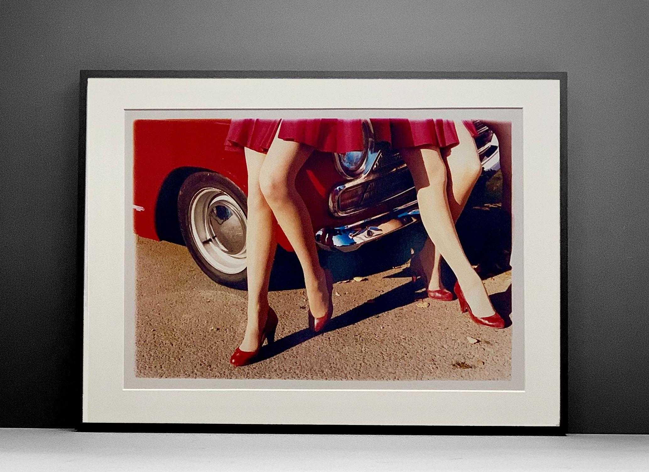This gorgeous gorgeous piece, 'Glamour Cabs' taken at the glamorous retro event Goodwood Revival, perfectly captures elegant feminine sophistication with a vintage vibe. A nod to the film Carry on Cabbie.
From Richard Heeps Man's Ruin, this artwork