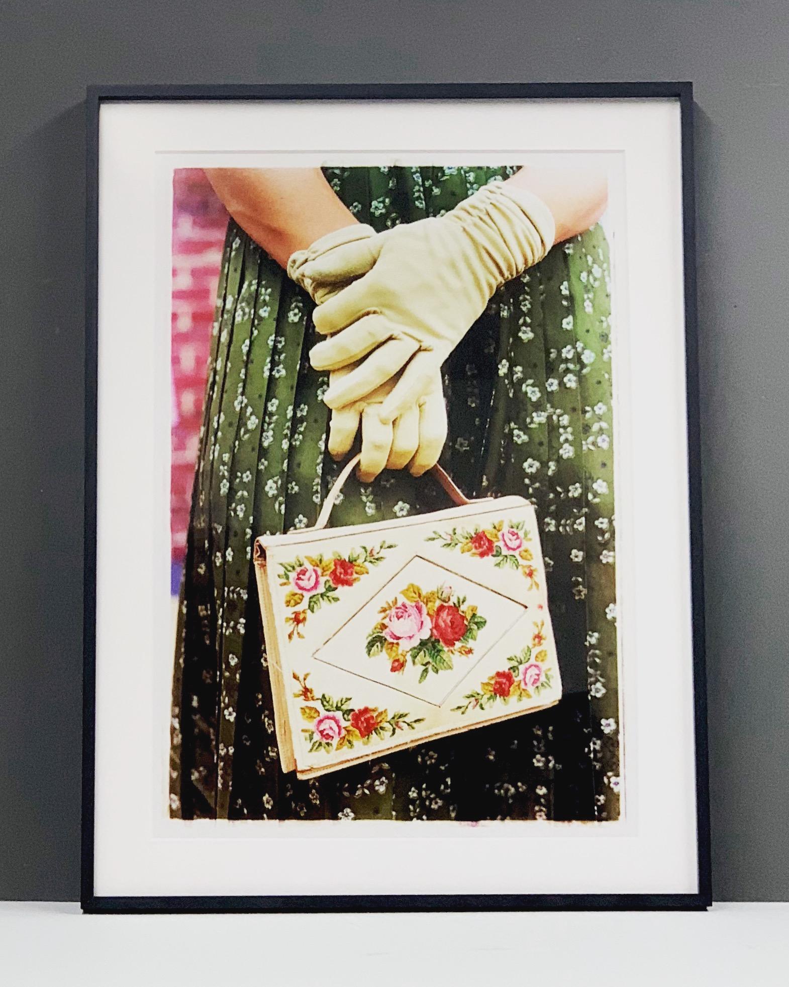 This stylish artwork, 'Gloves & Handbag' taken at the glamorous retro event Goodwood Revival, perfectly captures feminine sophistication with a vintage vibe.
This artwork featured in Richard Heeps 2018-2019 exhibition WEMEN at Nhow Hotel