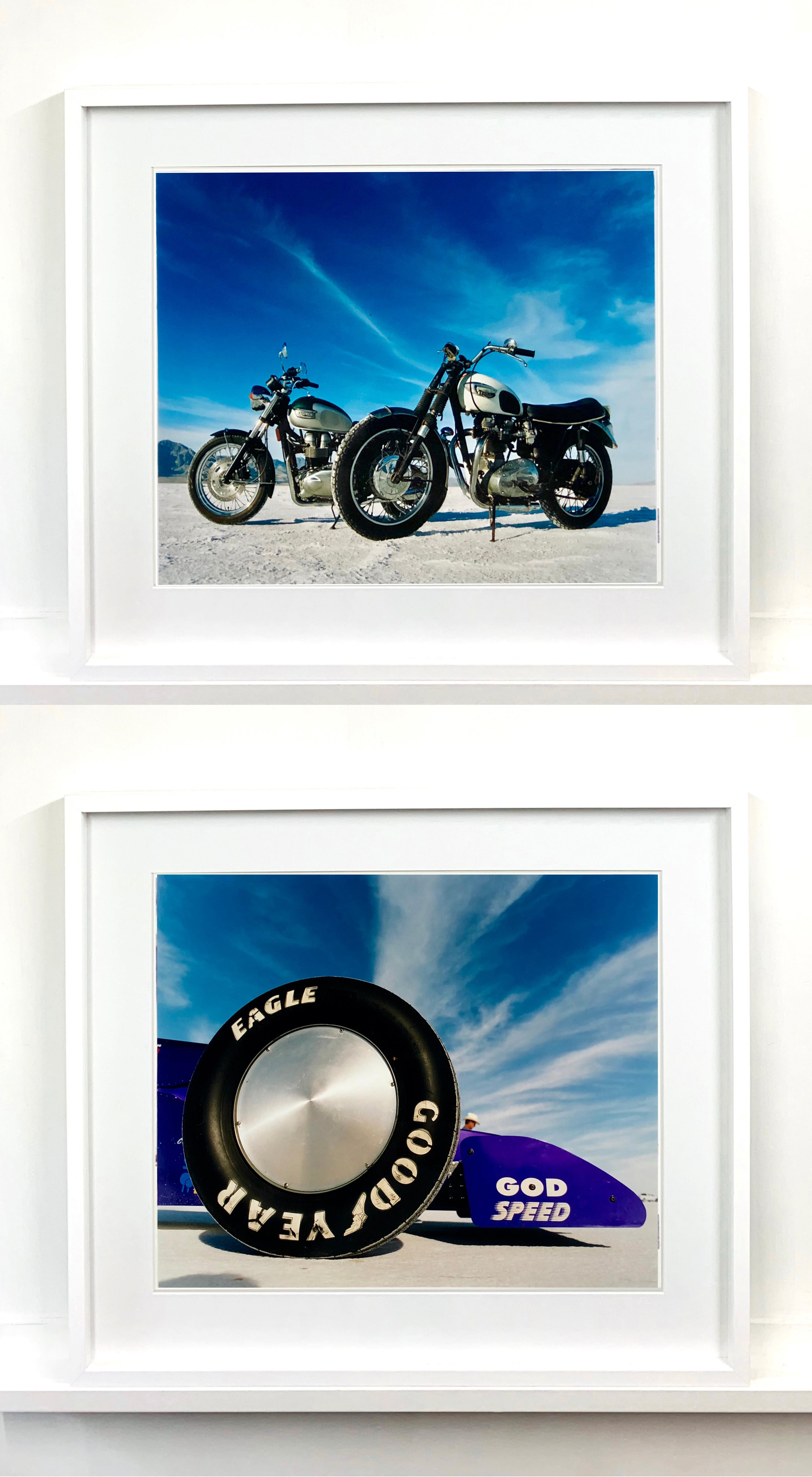 God Speed - Good Year, Bonneville, Utah - Car in Landscape Color Photography For Sale 3