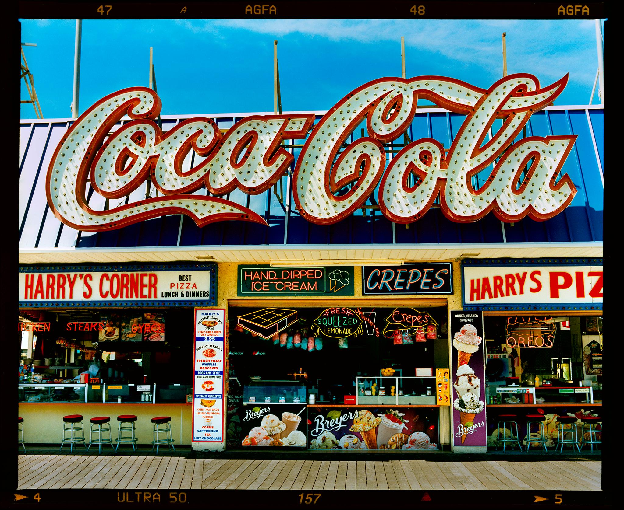 Richard Heeps Print - Harry's Corner, Wildwood, New Jersey - American Color Street Photography