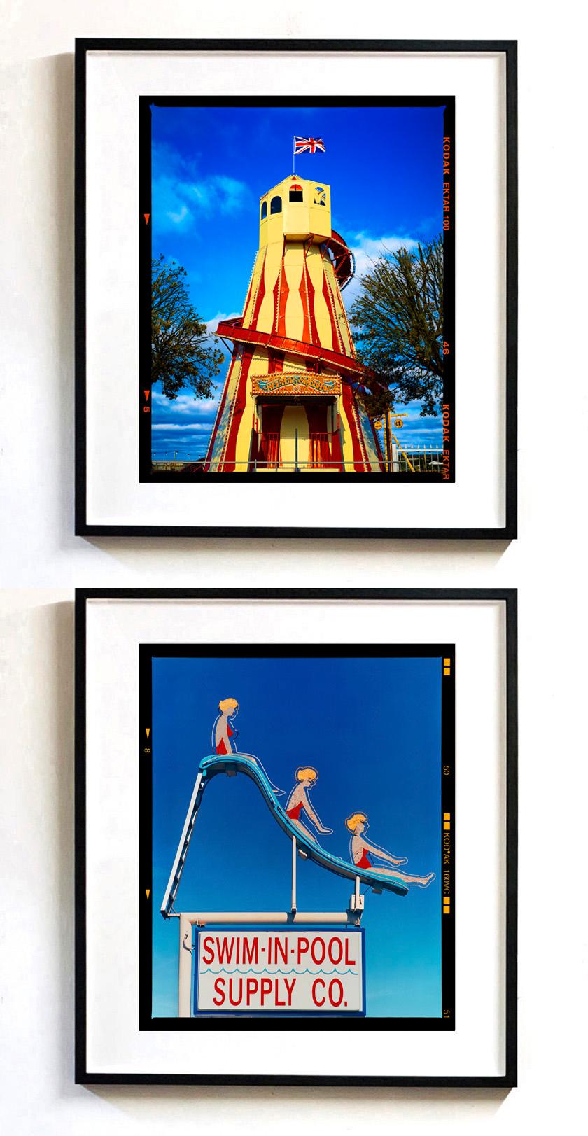 Helter Skelter, Norfolk - Fotografia a colori di una fiera d'epoca britannica in vendita 8