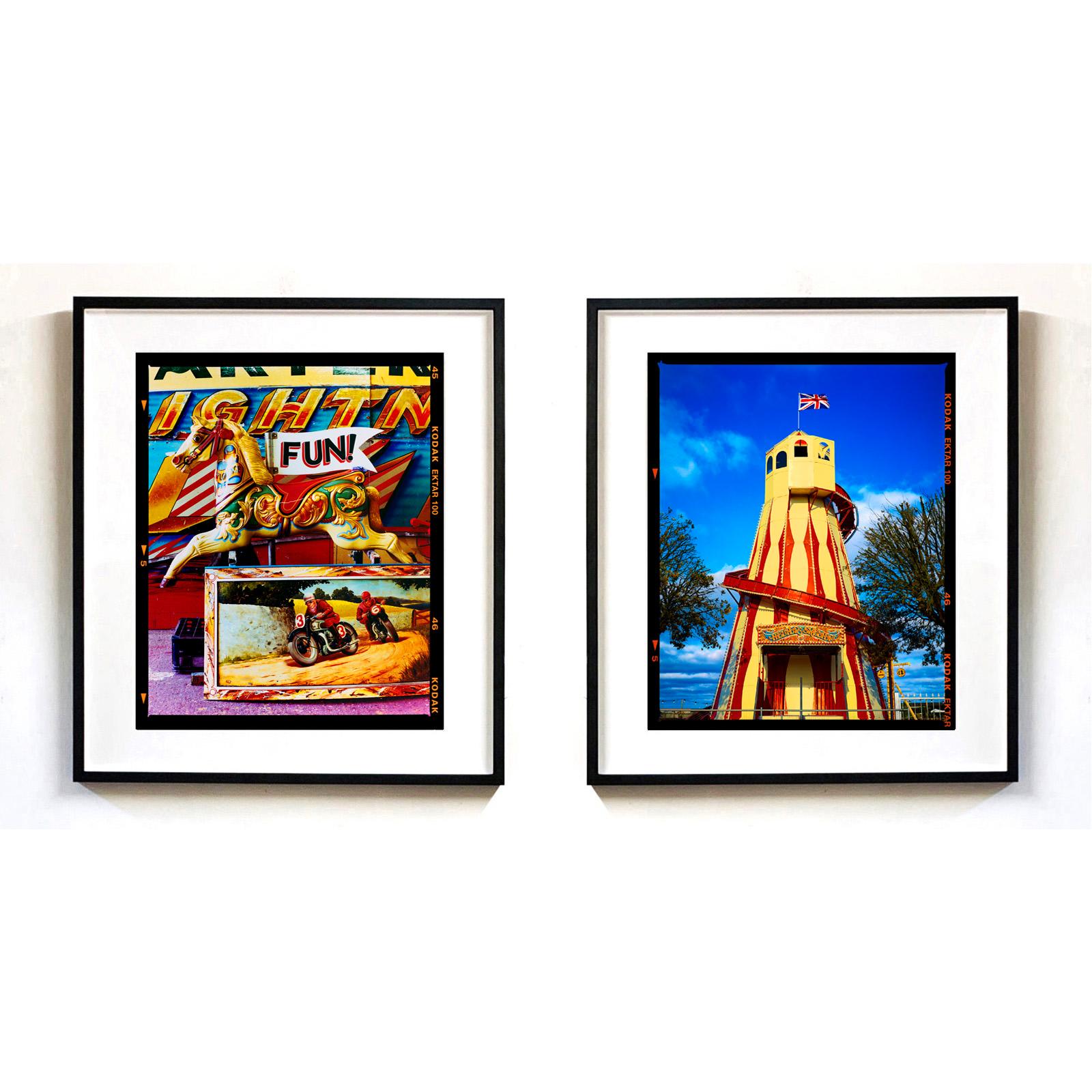 Helter Skelter, Norfolk - Fotografia a colori di una fiera d'epoca britannica in vendita 2