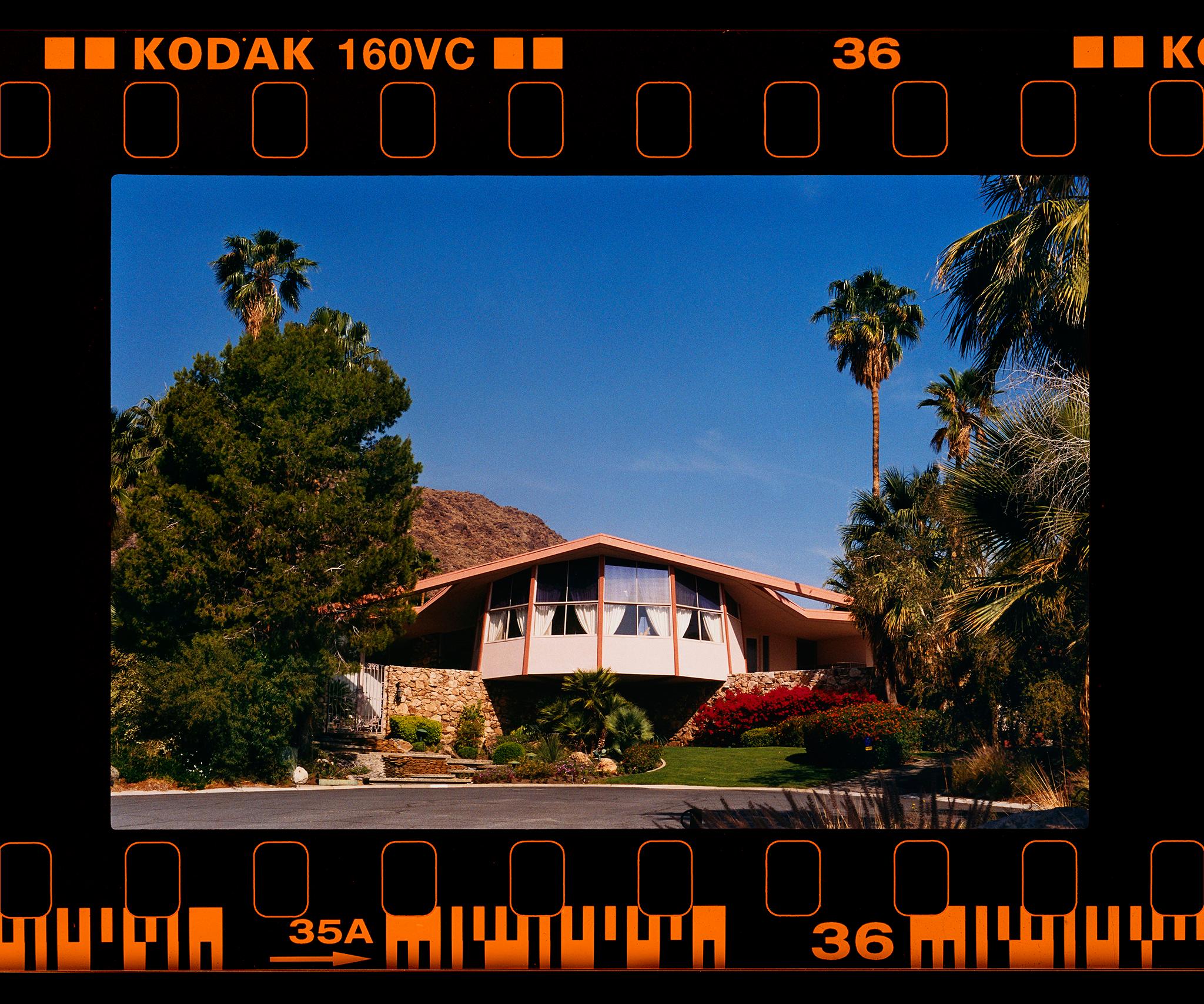 Richard Heeps Color Photograph - Honeymoon Hideaway, Palm Springs California - Mid-century architecture photo