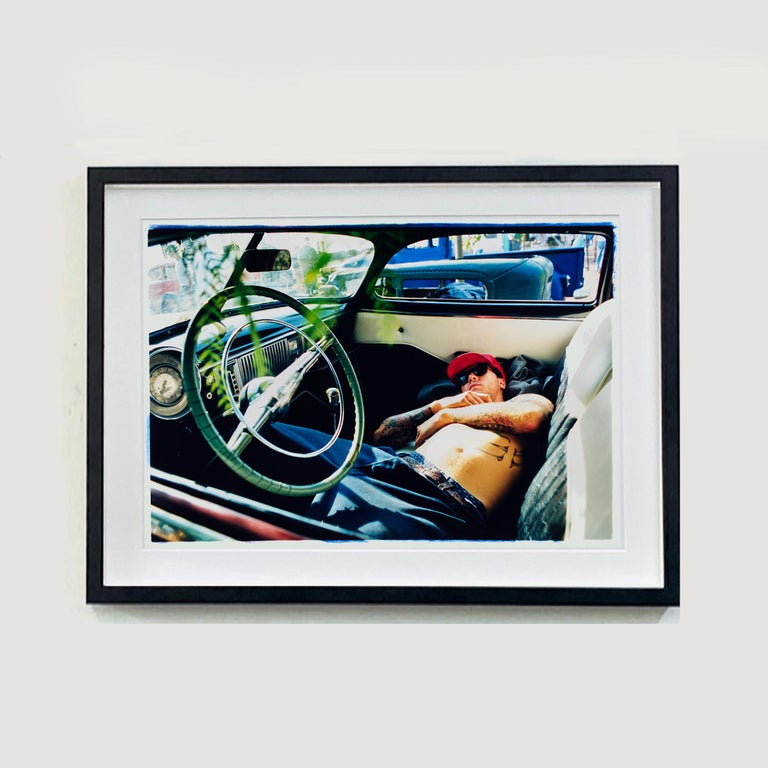 Hot Rod Resting, Bakersfield, California - Contemporary Portrait Color Photo - Photograph by Richard Heeps