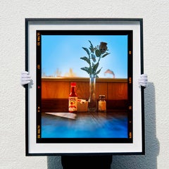 Hot Sauce, Lone Pine, California - American diner interior color photograph