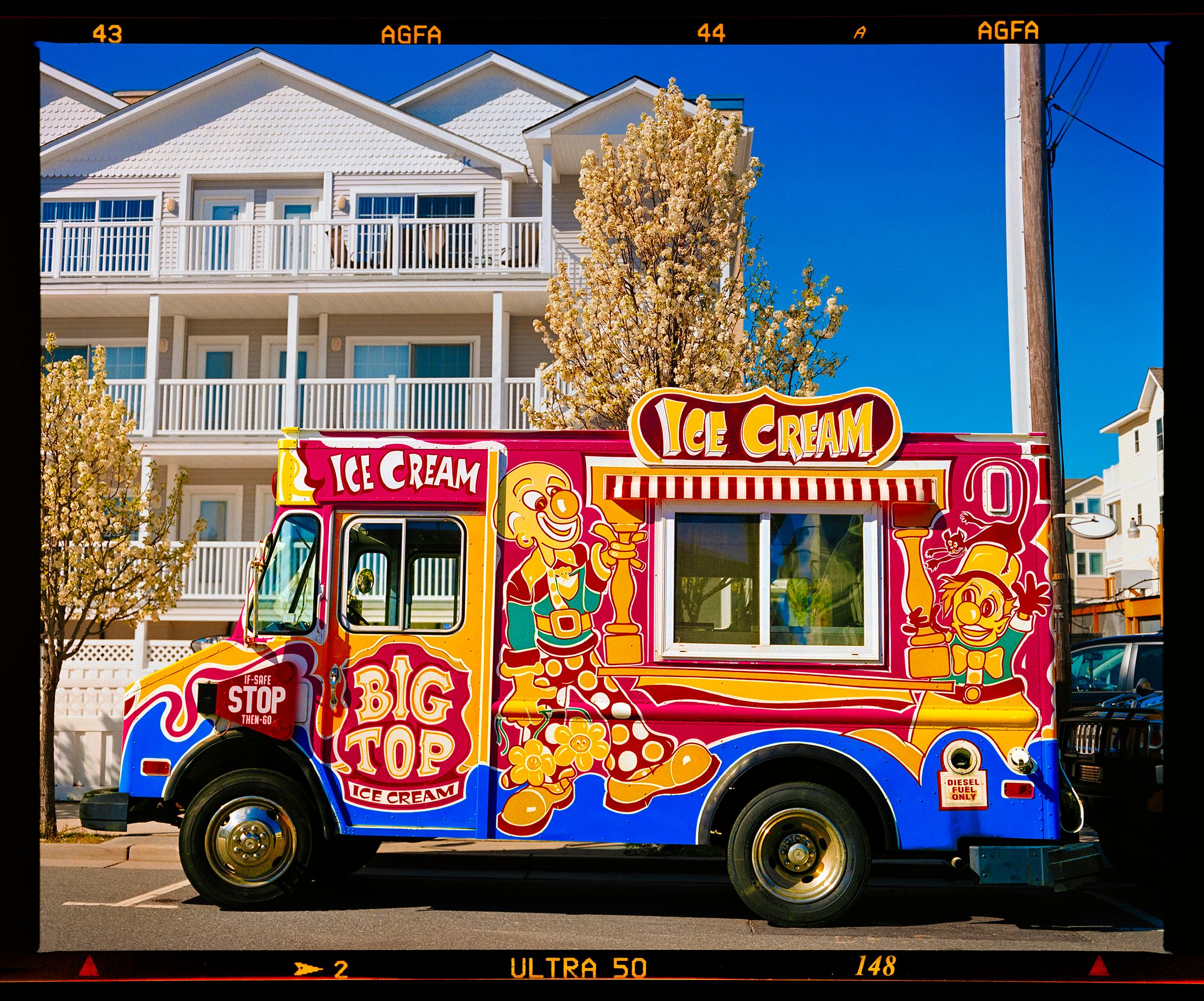 Ice Cream Truck, Wildwood, New Jersey - Color Pop Art Photography Print