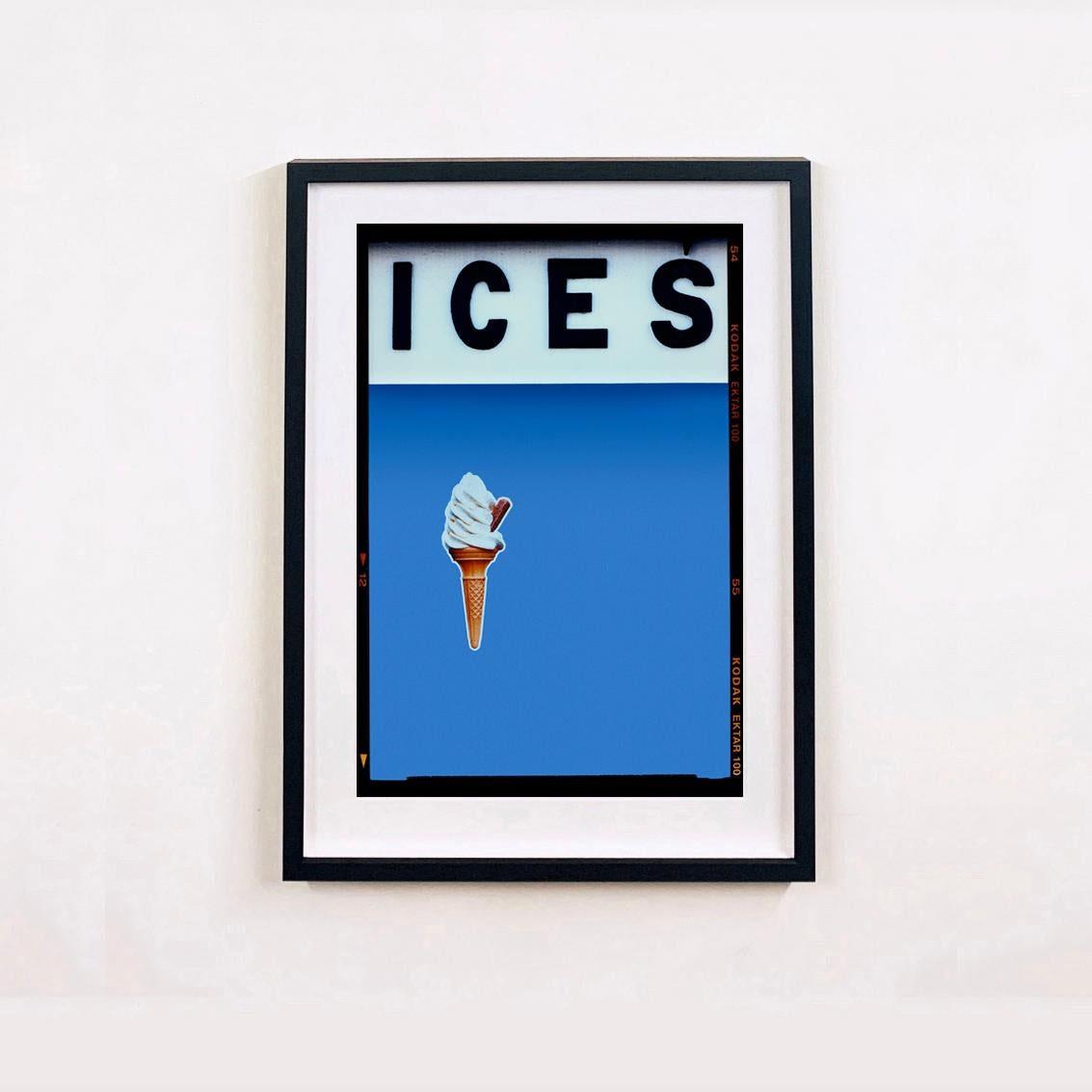 Ices (Baby Blue), Bexhill-on-Sea - British seaside color photography - Print by Richard Heeps