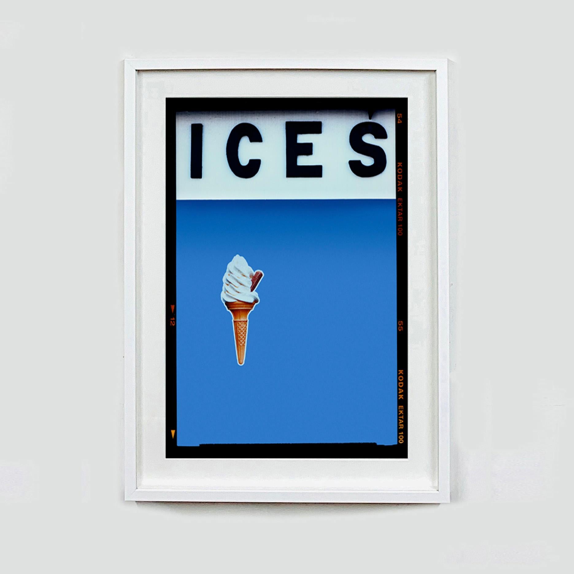 Ices (Baby Blue), Bexhill-on-Sea - British seaside color photography - Contemporary Print by Richard Heeps