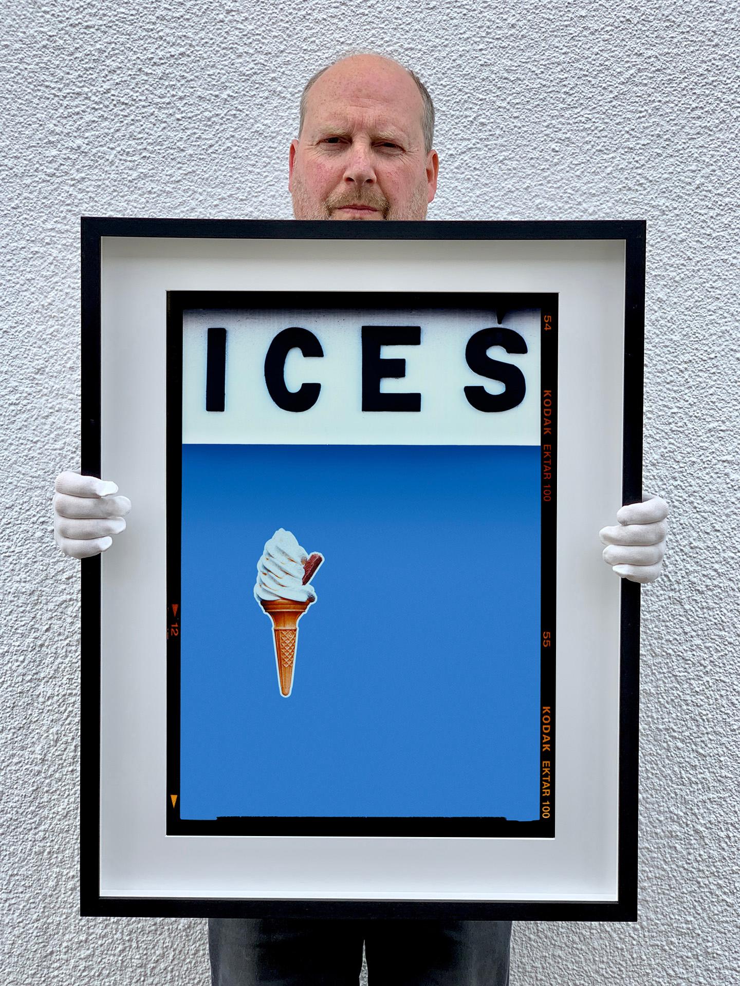 Ices (Baby Blue), Bexhill-on-Sea - British seaside color photography For Sale 1