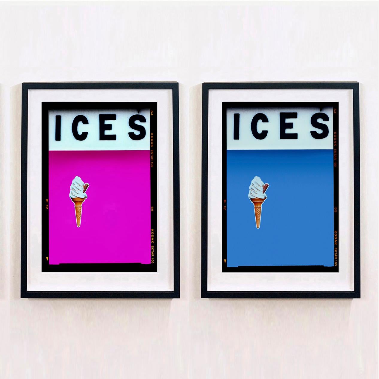 Ices (Baby Blue), Bexhill-on-Sea - British seaside color photography For Sale 2