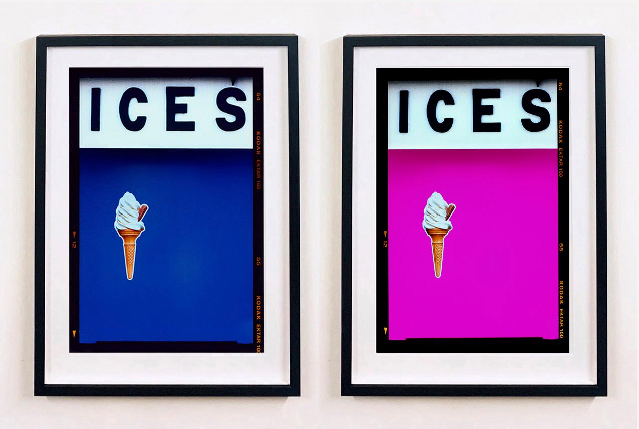 Ices (Blue), Bexhill-on-Sea - British seaside color photography - Contemporary Photograph by Richard Heeps