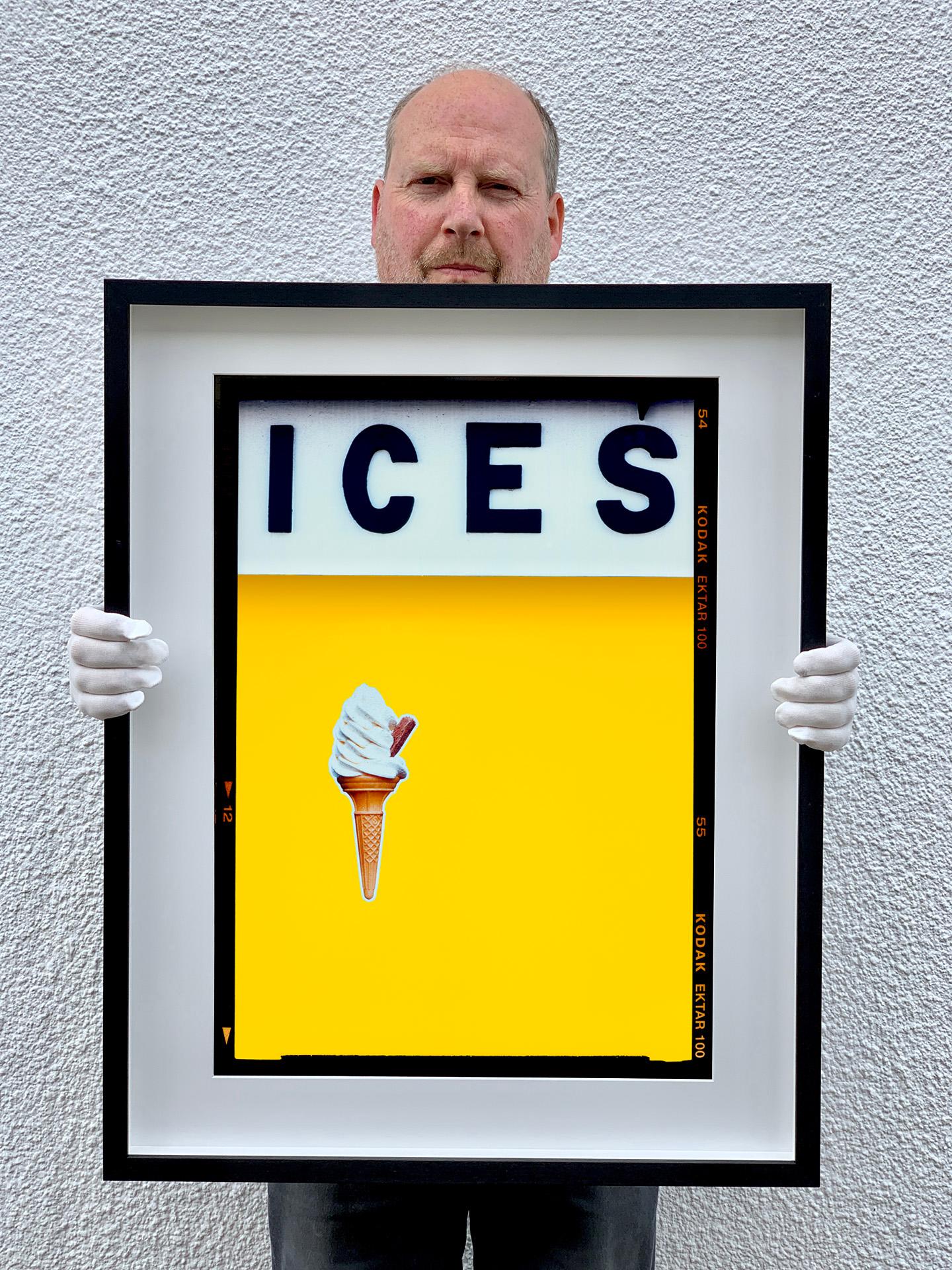 ICES Blue, Pink and Yellow Trio of Framed Colour Photography Artworks 2