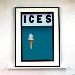 Ices (Blue Teal), Bexhill-on-Sea - British Pop Art Color Photography