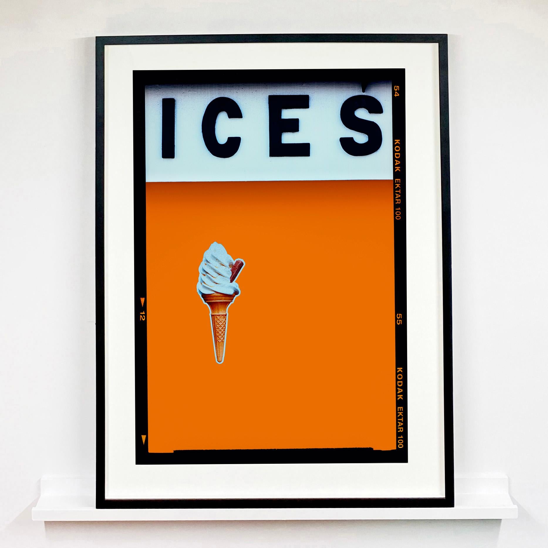 Ices (Burnt Orange), Bexhill-on-Sea - pop art color photography Large Print Only - Pop Art Photograph by Richard Heeps