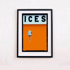 ICES Burnt Orange, Bexhill-on-Sea - Pop Art Typography Photography
