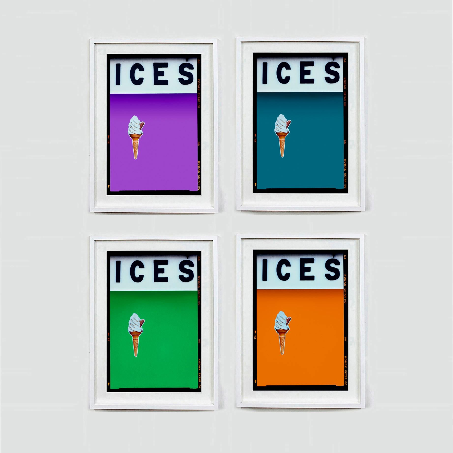 ICES Burnt Orange, Bexhill-on-Sea - Pop Art Typography Photography For Sale 3