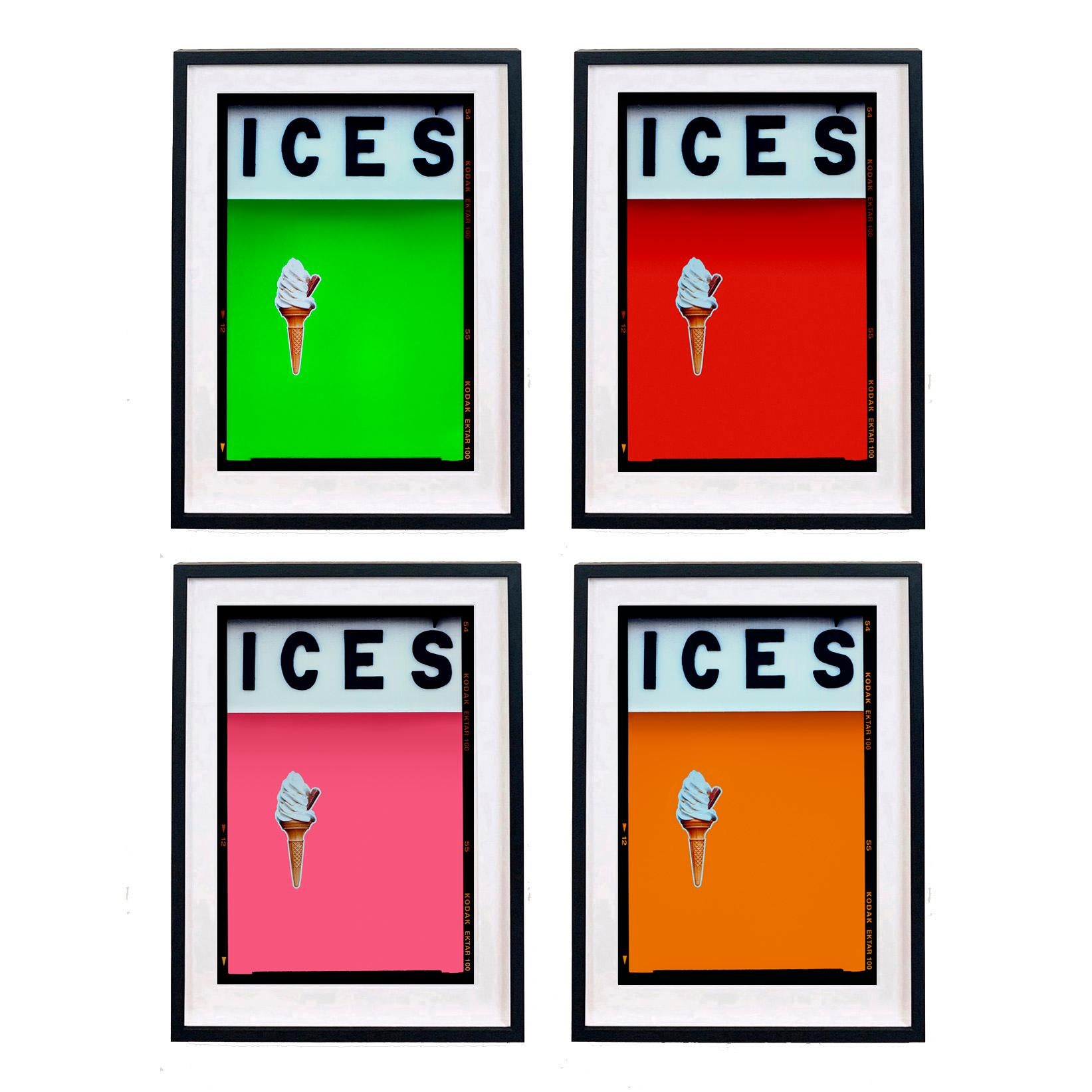 ICES Burnt Orange, Bexhill-on-Sea - Pop Art Typography Photography For Sale 5