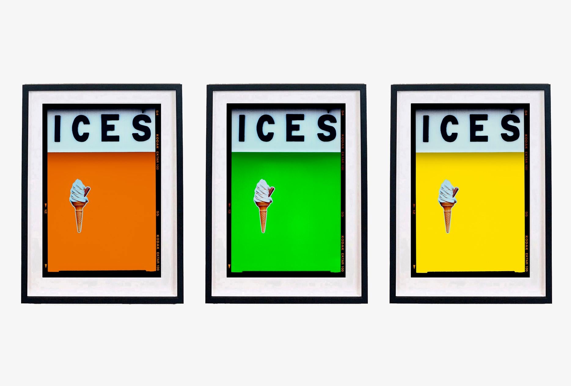 ICES Burnt Orange, Bexhill-on-Sea - Pop Art Typography Photography For Sale 6