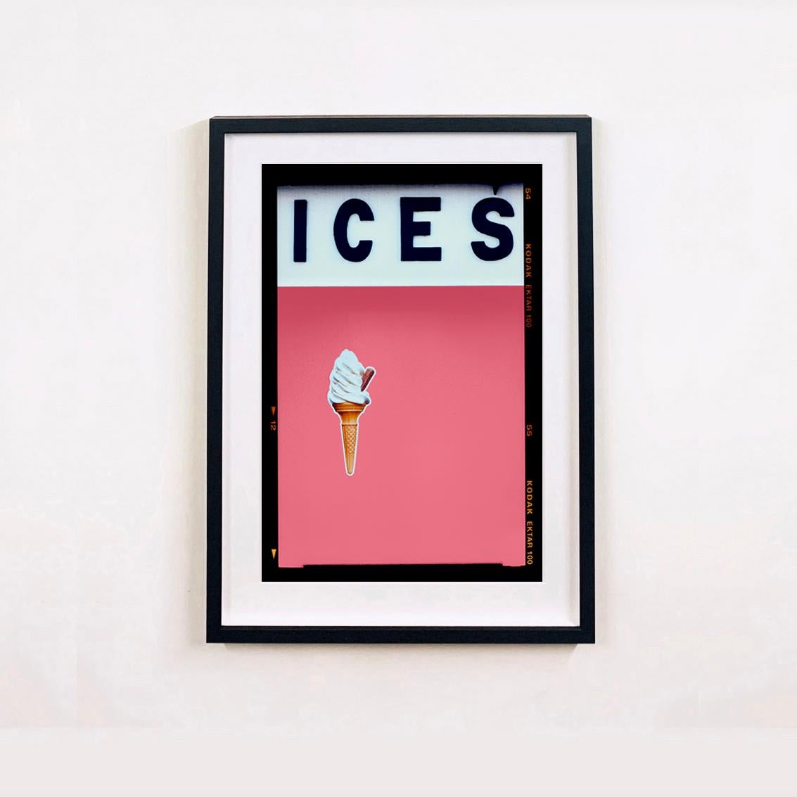 Ices (Coral), Bexhill-on-Sea - British seaside color photography - Photograph by Richard Heeps