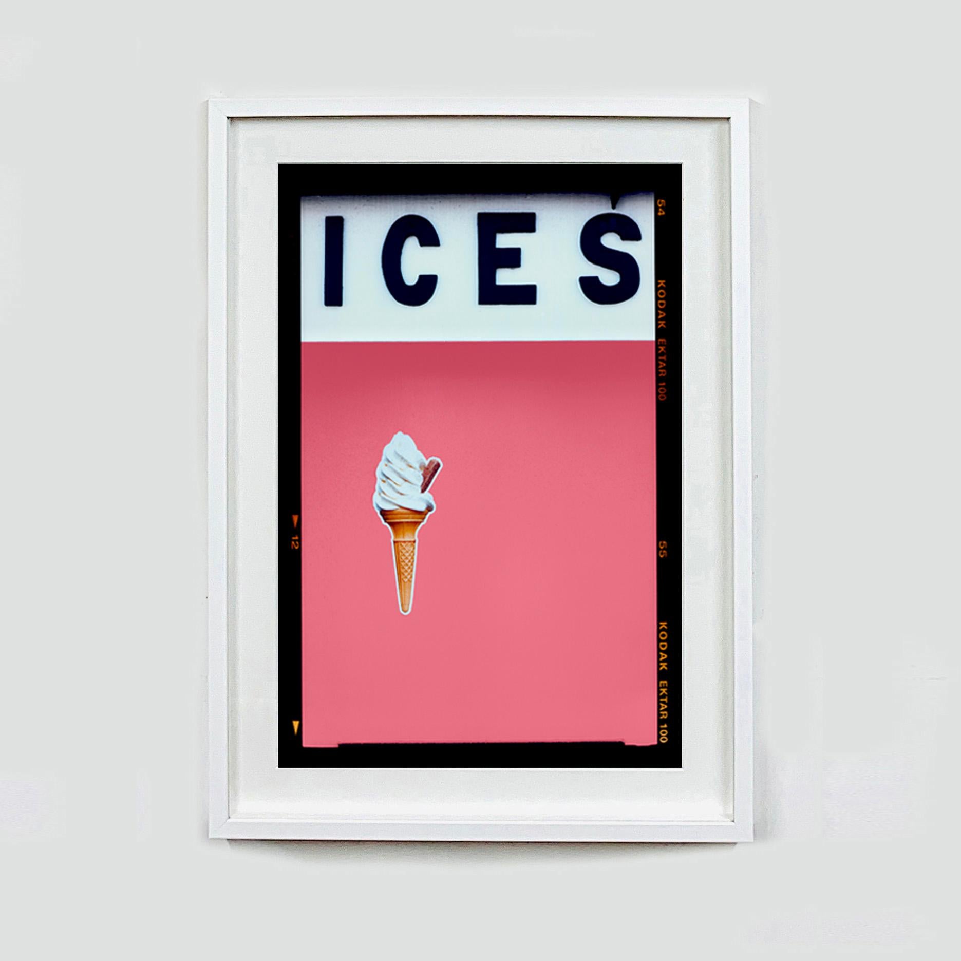 Ices (Coral), Bexhill-on-Sea - British seaside color photography - Pop Art Photograph by Richard Heeps