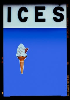 ICES Cornflower Blue, Bexhill-on-Sea - Photographie typographie Pop Art