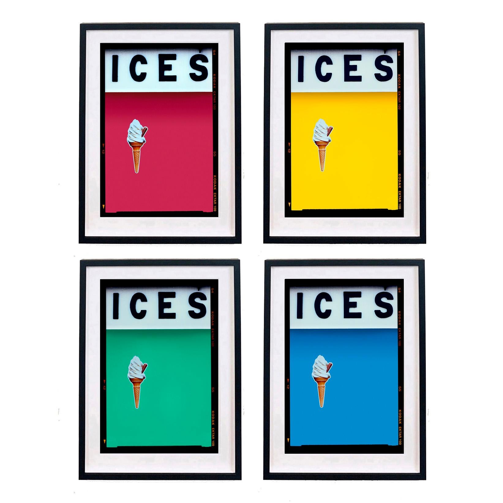 ICES - Four Framed Artworks, Photographs by Richard Heeps. Select your color pairing.

ICES, by Richard Heeps, photographed at the British Seaside at the end of summer 2020. This artwork is about evoking memories of the simple joy of days by the