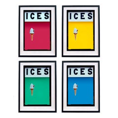 ICES - Four Framed Artworks - Pop Art Color Photography