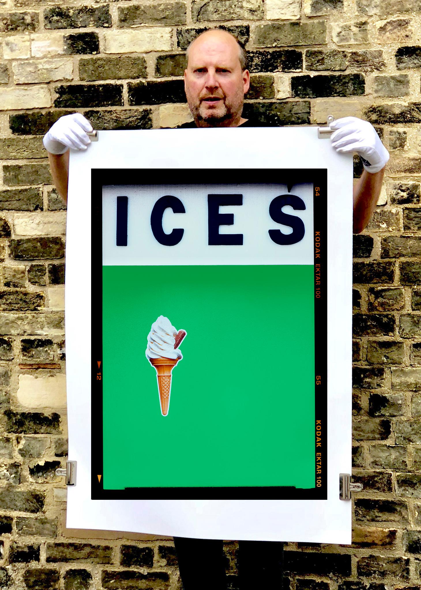 ICES (Green), Bexhill-on-Sea - British seaside color photography - Photograph by Richard Heeps